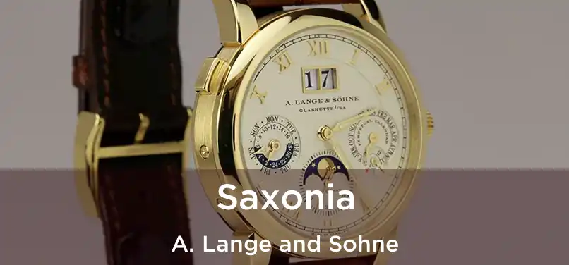 Saxonia A. Lange and Sohne